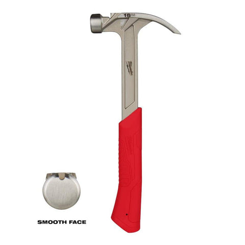 16Oz Smooth Face Hybrid Claw Hammer