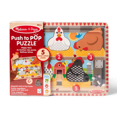 Happy Hens Push to Pop Puzzle 51712