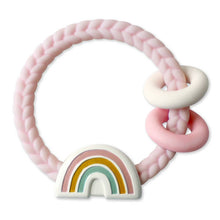 Rainbow Ritzy Rattle with Teething Rings