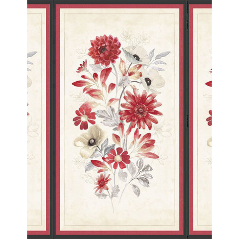 Scarlet Dreams Collection Cotton Craft Panel 30106