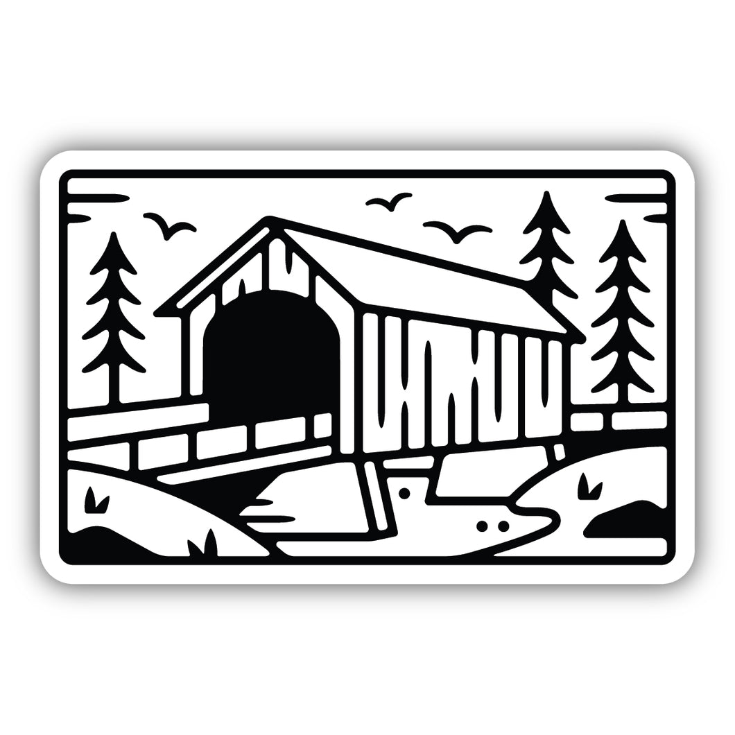 Covered Bridge Sticker 3015-LSTK