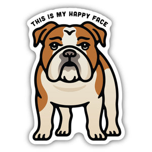 This Is My Happy Face Sticker 3021-LSTK