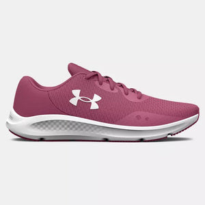 Under Armour women's Charged Pursuit 3 in Pace Pink/White