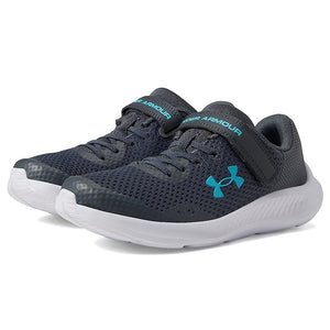 Pitch Gray, Sonar Blue, Blue Surf Boys' Pre-School Pursuit 3 Running Shoes 3024988-101