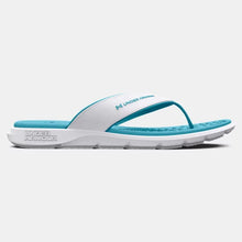 White, Blue Surf Women's UA Ignite Pro Marbella Sandals 3026030-101