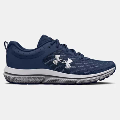 Academy/White Men's UA Charged Assert 10 Running Shoes 3026175-400