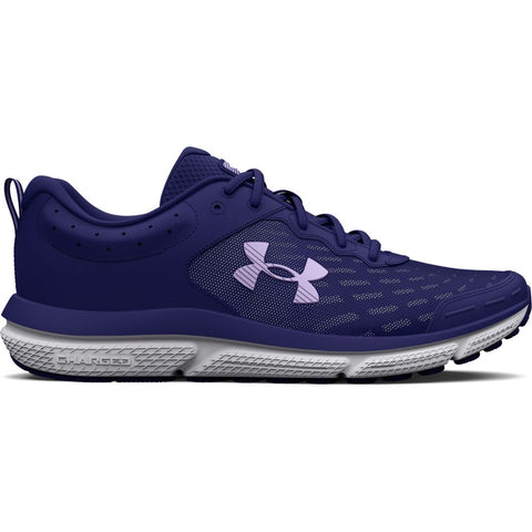 Sonar Blue/Nebula Purple Women's UA Charged Assert 10 Running Shoe 3026179-501