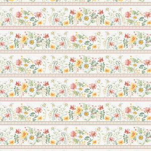 Daisy Days Collection Repeating Stripes Cotton Fabric 88309