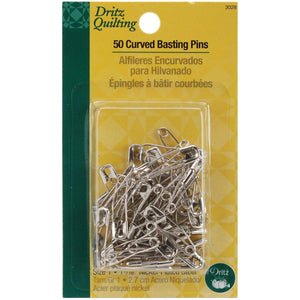 curved basting quilting safety pins