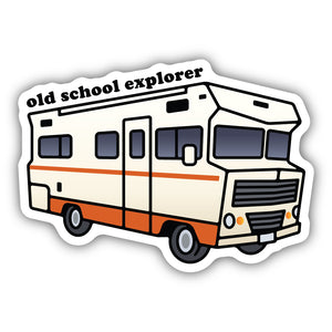 Old School Explorer Sticker 3032-LSTK