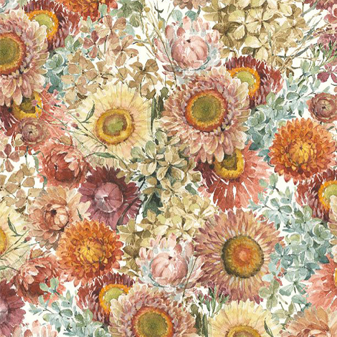 Season's Study Collection Packed Floral Cotton Fabric 17834