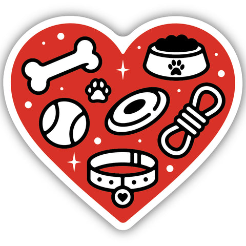 Heart for Pets Sticker 3041-LSTK