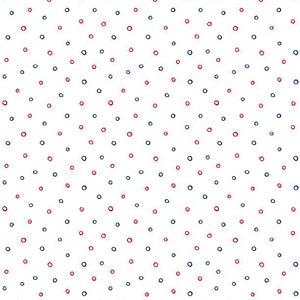Colors of Summer Collection Dot Cotton Fabric 23708 white