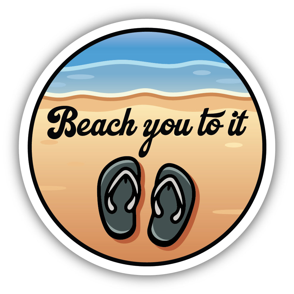 Beach You To It Sticker 3070-LSTK