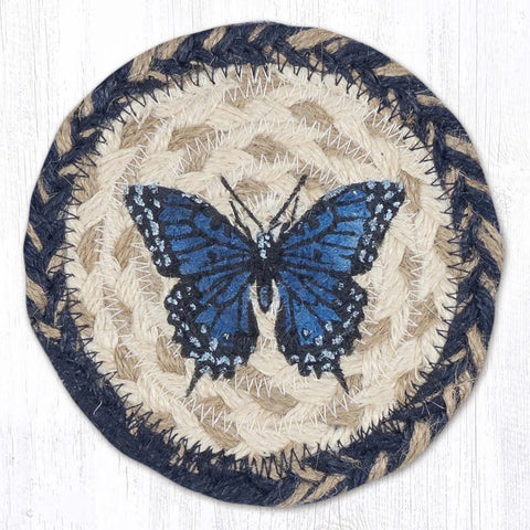 blue swallowtail butterfly coaster