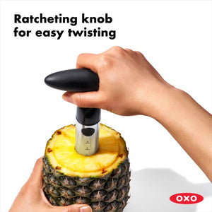 Stainless Steel Pineapple Slicer ratcheting knob