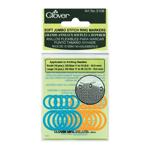 Soft Jumbo Stitch Ring Markers CL-3108