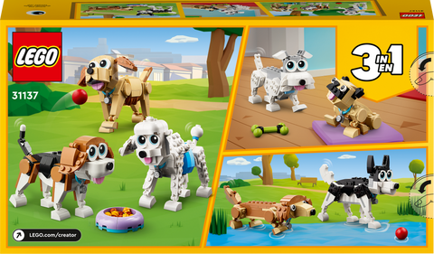 LEGO Creator 3 in 1 Adorable Dogs Animal Figures Toys 31137