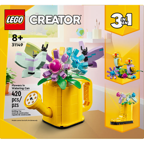 LEGO Creator Flowers in Watering Can 3in1 Toy 31149
