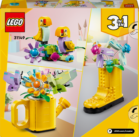 LEGO Creator Flowers in Watering Can 3in1 Toy 31149