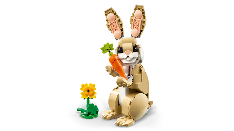 LEGO Creator 3 in 1 Cute Bunny Building Toy Set 31162