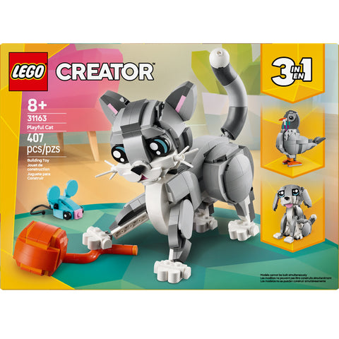 LEGO Creator 3 in 1 Playful Cat Building Toy 31163