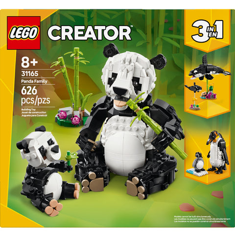 LEGO Creator 3 in 1 Wild Animals Panda Family Building Toy 31165
