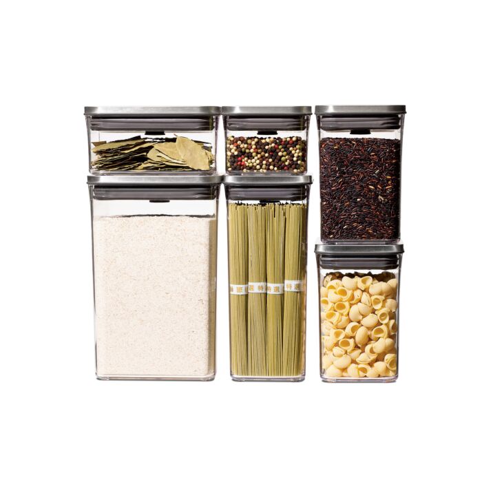 6-Piece Steel POP Container Set