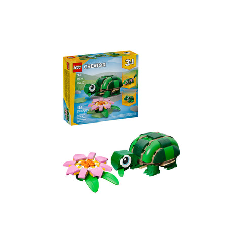 LEGO Creator 3 in 1 Turtle with a Water Lily Flower 31377