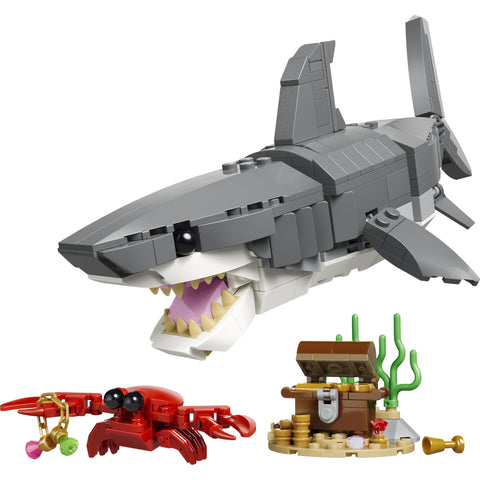 LEGO Creator Fierce Shark with a Treasure Chest Toy 31381