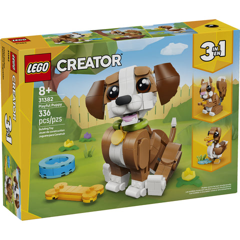 LEGO Creator 3 in 1 Cute Animals: Playful Puppy Dog 31382