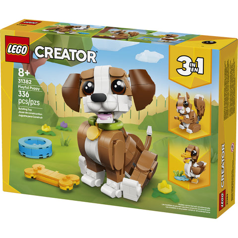 LEGO Creator 3 in 1 Cute Animals: Playful Puppy Dog 31382
