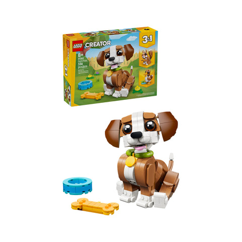 LEGO Creator 3 in 1 Cute Animals: Playful Puppy Dog 31382