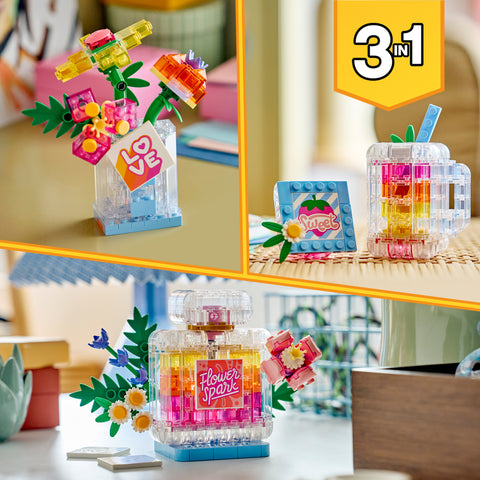 LEGO Creator 3 in 1 Floral Decor Perfume Bottle 31383