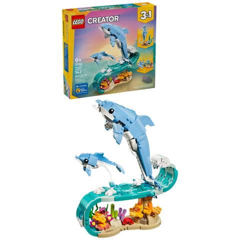 LEGO Creator 3 in 1 Sea Animals: Beautiful Dolphins 31385