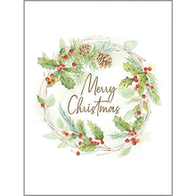 Holly Wreath Christmas Boxed Cards 315-5634