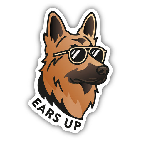 Ears Up Sticker 3152-LSTK