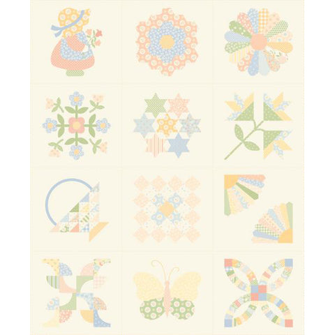 Handmade Sweetness Collection Quilt Block Panel 31772 11