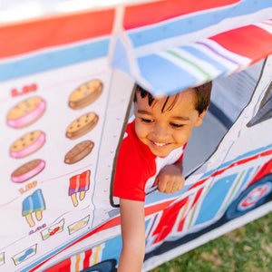 Boy Serving Ice Cream