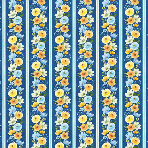 Gentle Meadow Collection Repeating Stripes Cotton Fabric 32111-457