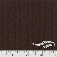 brown, Mini Cable Knit Dress Fabric 32352