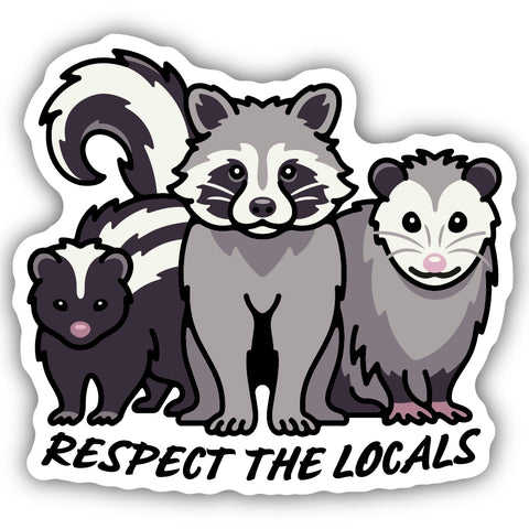 Respect the Locals Sticker 3265-LSTK
