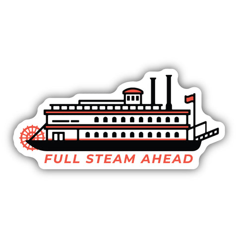 Full Steam Ahead Sticker 3288-LSTK