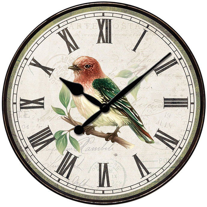 Bird Wall Clock 32897BS