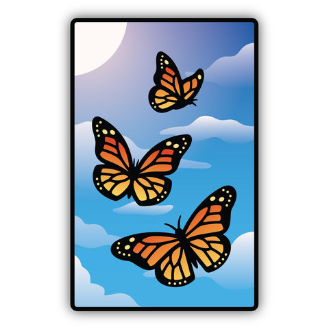 Monarch Butterflies Sticker 3290-LSTK