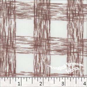 autumn brown, Mini Rib Print Polyester Fabric 32953