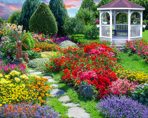 Springbok - Flower Garden 500 Piece Jigsaw Puzzle 33-01734