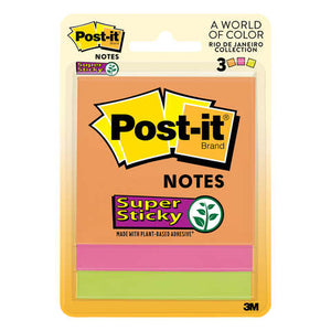 3 Post-It Sticky Note Pads 3321-SSAU