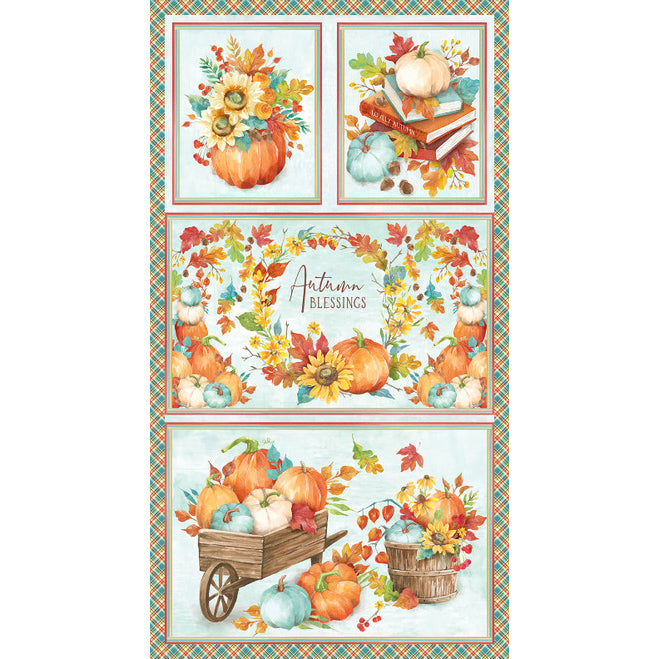 Autumn Blessings Collection Cotton Craft Panel 3315