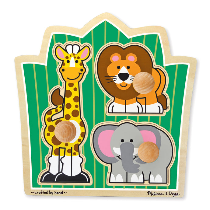 Melissa & Doug jungle knob puzzle